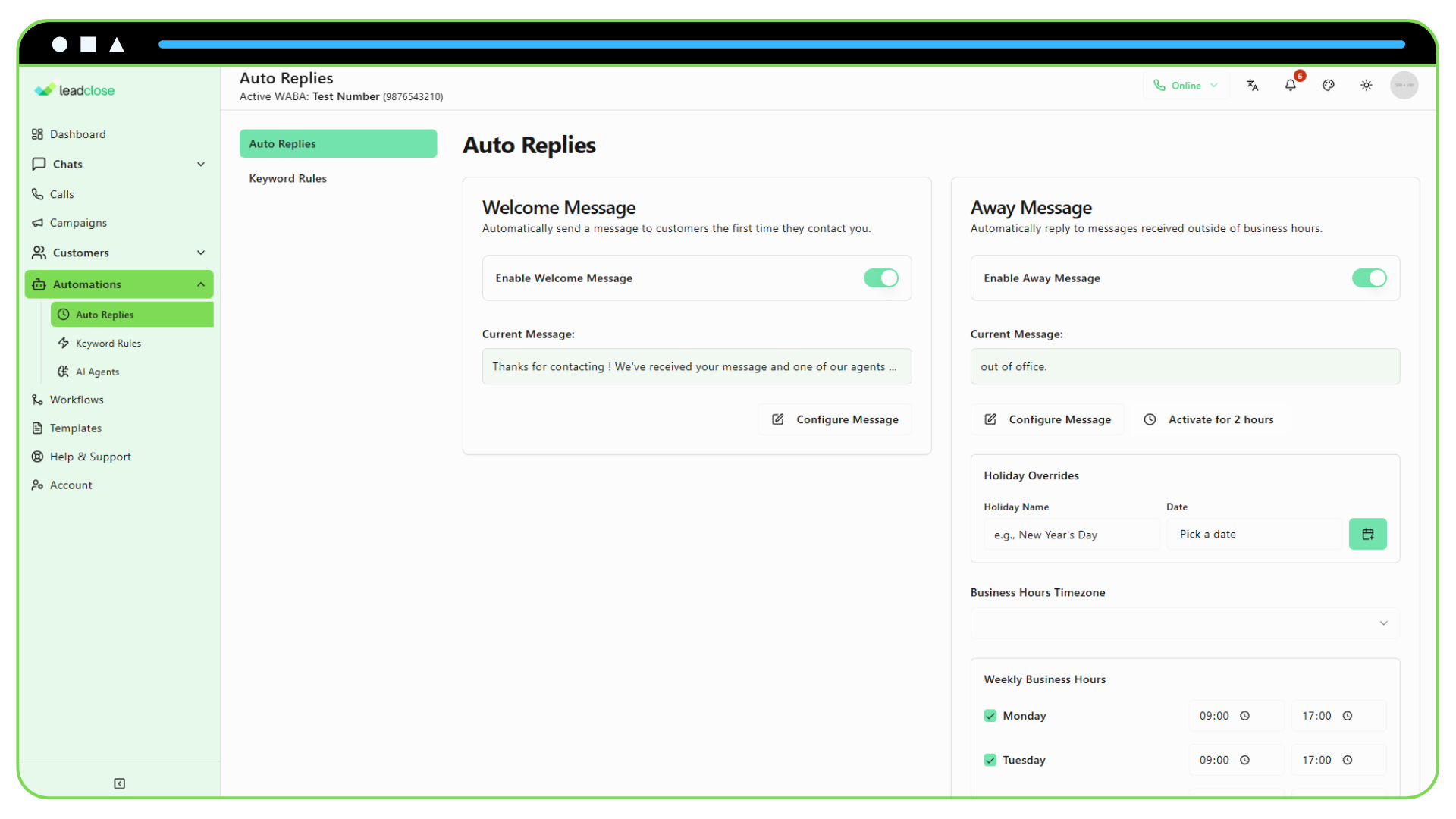 Auto-Replies